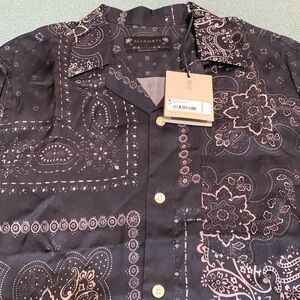 New with Tags ALL SAINTS Jalisco Short Sleeve Men’s Shirt